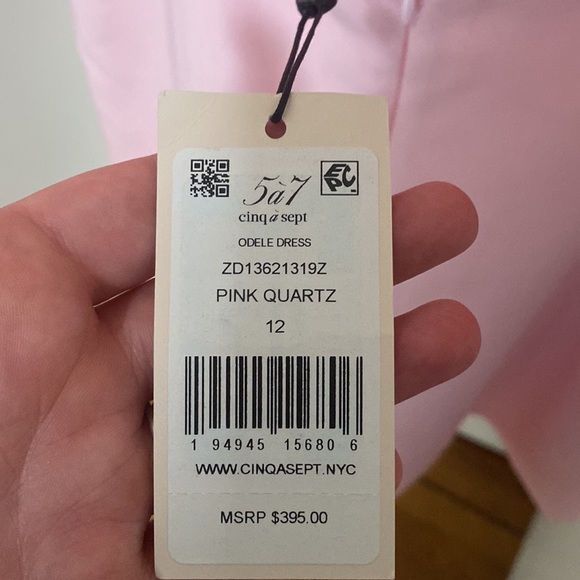 Cinq a Sept Odell Dress Size 12 Pink - Picture 3 of 4